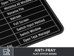 Large Multifunctional Mouse Pad with Excel Shortcuts