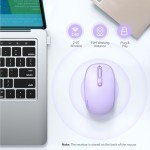 TECKNET 2.4G Quiet Wireless Mouse - Purple