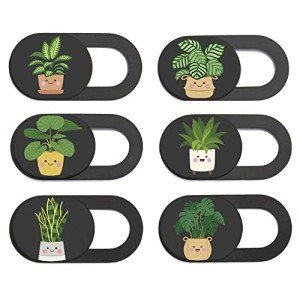Cute Webcam Covers for Plant Lovers - 6 Pack