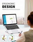 Adjustable Aluminum Laptop Stand for Home Office