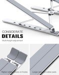 Adjustable Aluminum Laptop Stand for Home Office