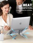 Adjustable Aluminum Laptop Stand for Home Office
