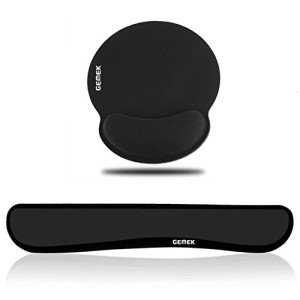 Memory Foam Mouse Pad & Wrist Rest Support Set