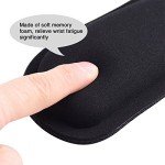 Memory Foam Mouse Pad & Wrist Rest Support Set
