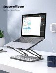 Lamicall Adjustable Ergonomic Laptop Stand, Black