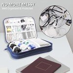 Teskyer Portable Waterproof Cable Organizer Bag
