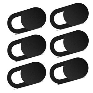 Ultra Thin Webcam Cover - Privacy Protection (6 Pack)
