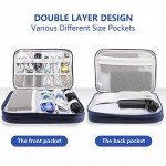 Teskyer Portable Waterproof Cable Organizer Bag