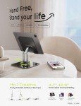 360° Adjustable Metal iPad Desk Stand