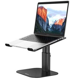 Ergonomic Adjustable Aluminum Laptop Stand - Black