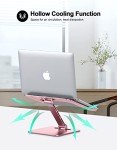 Ergonomic Adjustable Laptop Stand with Heat-Vent