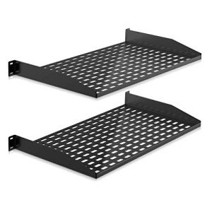 PYLE 19” Ventilated Rack Shelf - Pack of 2