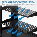 PYLE 19” Ventilated Rack Shelf - Pack of 2