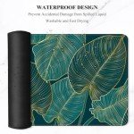 Tropical Leaves XXL Desk Mat for Home Office