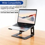 Ergonomic Aluminum Laptop Stand for 10-15.6
