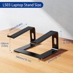 Ergonomic Aluminum Laptop Stand for 10-15.6