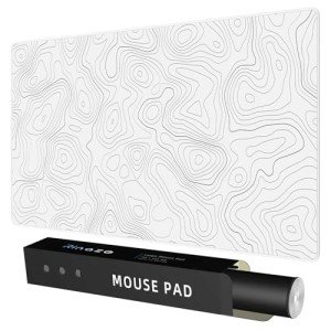 Rinaze XXL Topographic Gaming Mouse Pad - Non-Slip