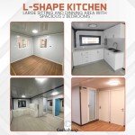 20FT Portable Tiny House with 2 Bedrooms & Kitchen