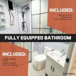 20FT Portable Tiny House with 2 Bedrooms & Kitchen
