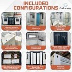 20FT Portable Tiny House with 2 Bedrooms & Kitchen