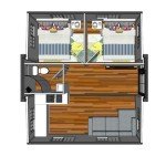 Compact Expandable Tiny House with Kitchen & Bath
