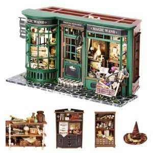 DIY Miniature Dollhouse Kit with LED Lights
