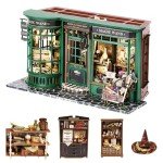 DIY Miniature Dollhouse Kit with LED Lights