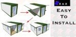 Compact 20x20ft Expandable Tiny Home with Kitchen