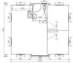 2-Bedroom Prefab Tiny Home with Lockable Features
