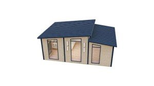 Modular Wooden Tiny Home – 24m² Prefab House