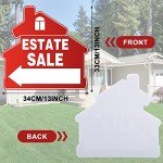Estate Sale Signs Set with H Wire Stakes