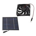 Solar Powered Exhaust Fan Kit for Home Use