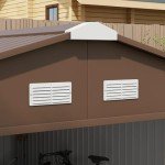 Yellow 11' x 13' Outdoor Garden Storage Shed