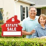Estate Sale Signs Set with H Wire Stakes