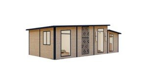 Modular Wooden Tiny Home - 32m2 Light Oak