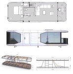 Solar-Powered Portable Tiny Prefab Home with 2 Bedrooms