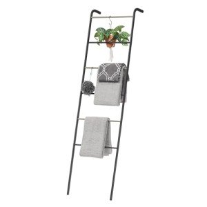 Versatile Black Clothing Rack for Small Spaces