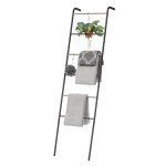 Versatile Black Clothing Rack for Small Spaces