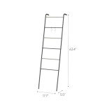 Versatile Black Clothing Rack for Small Spaces