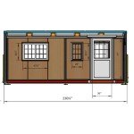 Expandable 15x20ft Modern Prefab Home for Living