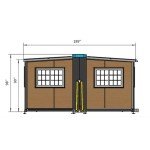 Expandable 15x20ft Modern Prefab Home for Living