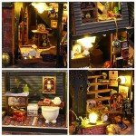 DIY Miniature Dollhouse Kit with Furniture & Lights