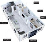 Compact Luxury Tiny Home - 3 Bedrooms and Bath