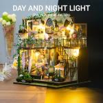 DIY Miniature House Kit with LED Furniture