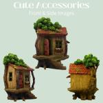 PRETMANNS 9” Fairy Garden House with Opening Door