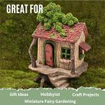 PRETMANNS 9” Fairy Garden House with Opening Door