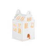 Mini White Light House - 6 x 6 x 11 cm