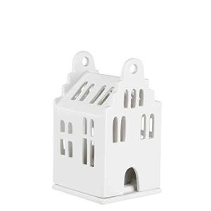 Mini White Light House - 6 x 6 x 11 cm