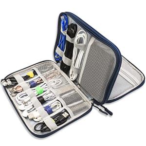 Teskyer Portable Waterproof Cable Organizer Bag