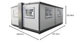 Expandable Outdoor Storage Shed with Lockable Door